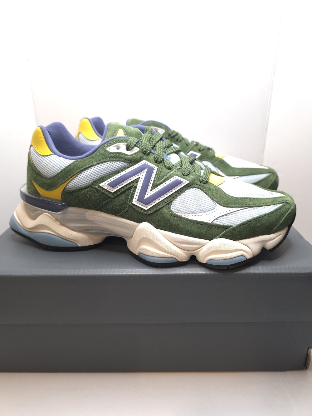 New Balance 9060 Running Shoes “Dark Alpine Green” U9060LDA 8.5M/10W